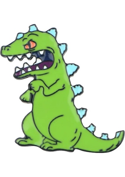 Stil 8 1 LB2057 90S Karikatür Komik Anime Figürü Emaye Pimleri Broş Toplama Dinozor Yaka Rozeti Erkek Kadın Moda Takı Hediyeler (Yurt Dışından)