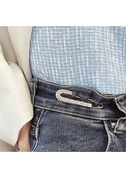 Stil 8 Yeni Bayan Büyük Emniyet Pimleri Broş Vintage Kristal Rhinestone Pin Chic Femme Moda Broş Pin Parti Takı Aksesuarları (Yurt Dışından)