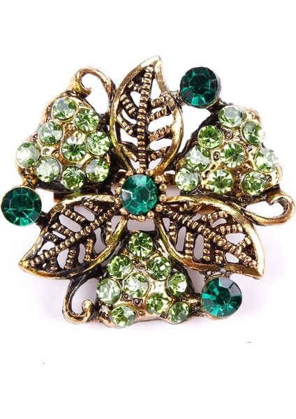 5387 Gül Altın Baiduqiandu Marka Kristal Rhinestones Çiçek Pimleri ve Broşlar Kadınlar Için Elbise Parti Veya Diy Düğün Buketleri Takı (Yurt Dışından) modelleri
