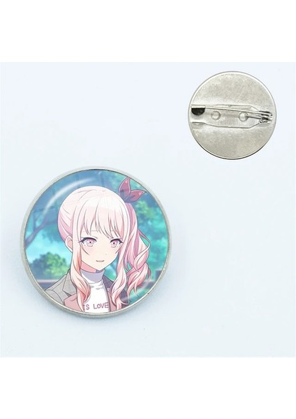 25 Proje Sekai Anime Akiyama Mizuki Nightcord Pin Cam Kubbe Rozeti Broş Pins Sevgilisi Kız Arkadaşlar Için (Yurt Dışından)