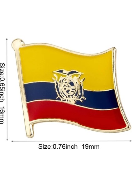 KS0055 Bayrağı Yaka Pin Rozeti Broş Bosna Polonya Danimarka Almanya Dominik Cumhuriyeti Rusya Fransa Vatikan Küba Kosta Rika Kolombiya Finlandiya (Yurt Dışından)