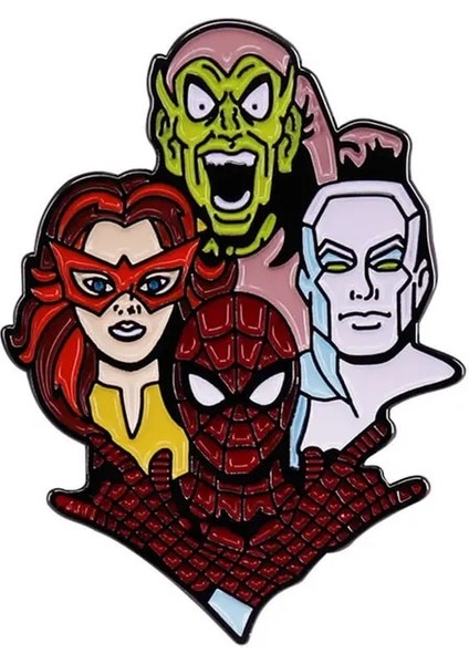 Stil 4 Us Tv Serisi M-Arvel Filmler Karikatür Anime Emaye Pimleri Metal Broş Rozeti Moda Takı Elbise Şapka Sırt Çantası Aksesuarı Hediyeler (Yurt Dışından)