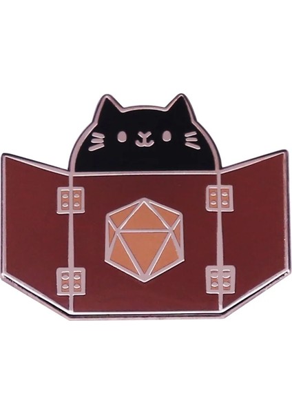 30 Rpg Dnd D20 Zar Oyunu Zindan Usta Emaye Pimleri Metal Broş Rozeti Moda Takı Elbise Şapka Sırt Çantası Aksesuar Hediyeler (Yurt Dışından)