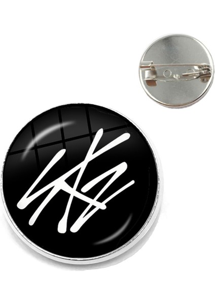 13 20MM Kpop Kaçak Çocuklar Broş Pin 20MM/25MM Cam Kubbe Cabochon Rozetleri Giysi Sırt Çantası Dekorasyon Takı Hayranları Hediye (Yurt Dışından)