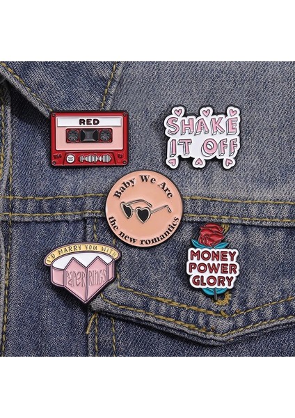 Style9 Yazı Emaye Pin Romantik Bant Gül Broş Özel Yaka Rozeti Eğlenceli Karikatür Takı Arkadaşlar Çocuklar Için Hediye (Yurt Dışından) indirimleri