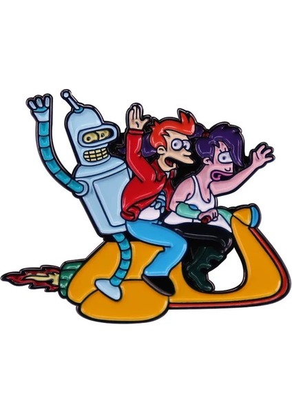 23 Futuramas Emaye Pin Sevimli Erkek Denizaltı Broş Çanta Yaka Pin Karikatür Komik Hayvan Rozeti Takı Çocuklar Için Hediye (Yurt Dışından)