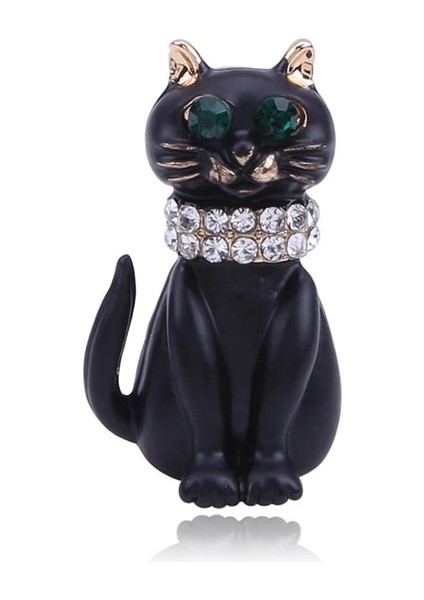 P572 Hanreshe Karikatür Çin Rüzgar Kedi Emaye Broş Pin Çiçekler Renkli Sanat Soyut Hayvan Pimleri Yaka Sırt Çantası Rozeti Takı (Yurt Dışından)