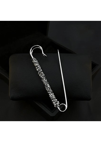 Küçük-Gri 2 Adet Parlak Bel Toka Sabit Kayış Charm Emniyet Pimi Broş Anti Güz Şal Kazak Hırka Klip Zincir Inciler Broş Takı (Yurt Dışından) indirimleri