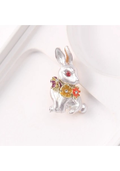 Stil 8 Yaratıcı Emaye Kedi Arı Broş Hayvan Yavru Tavşan Pin Kadınlar Için Okul Çantası Kedi Broş Takı ile Rhinestone Eşarp Toka (Yurt Dışından)