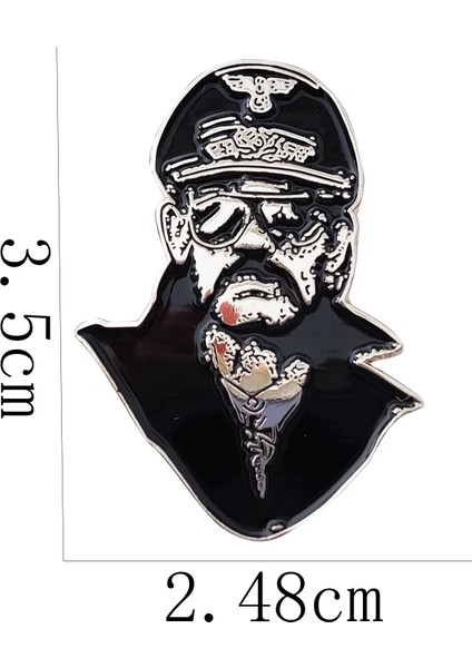 B Lemmy Karakter Emaye Pin Yaka Kilmister Broş Metal Rozet Takı Aksesuar (Yurt Dışından) modelleri