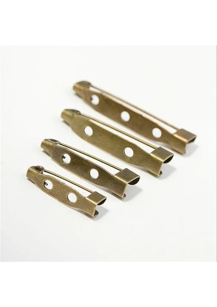Antik Bronz 15MM 50 Adet 15/20/25/32/38/40/45MM Broş Tabanı Arka Bar Pimleri Bulgular Takı Yapımı Klip Emniyet Yakalama Bulguları Pin Geri Broş (Yurt Dışından)
