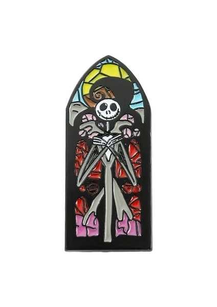 Noel Rozeti Anime Noel Öncesi Kabus Broş Jack Skellington Takı Metal Rozetleri Disney Cadılar Bayramı Aksesuarları Emaye Pimleri (Yurt Dışından)