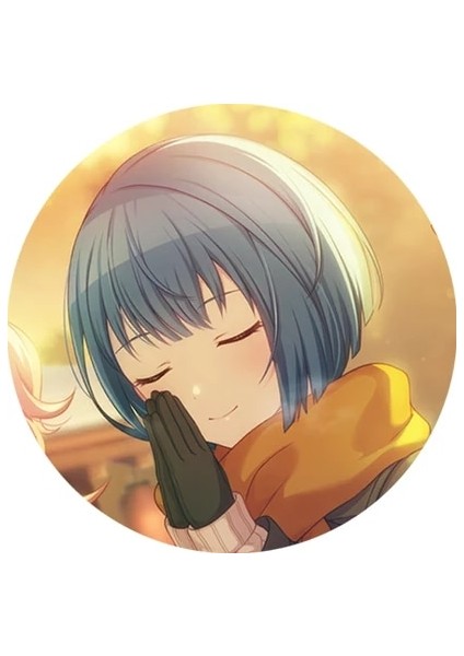 21 50MM Project Sekai Anime Kiritani Haruka Hrk Daha Fazla ATLA!50MM Metal Rozet Broş Pimleri (Yurt Dışından)