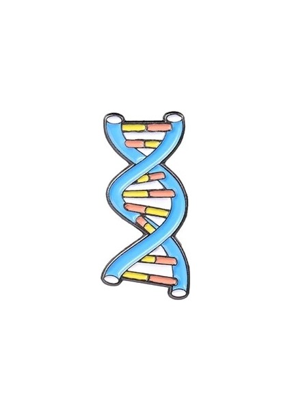 Dna Moleküler Yapısı Emaye Pin Dopamin Serotonin Beher Metal Broş Rozetleri Sırt Çantaları Çanta Şapka Üstleri Bilim Takı (Yurt Dışından)