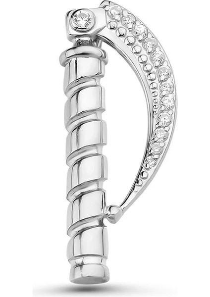 Gümüş Kaplama Hanreshe Tıbbi Solunum Entübasyon Broş Pins Tıbbi Laringoskop Kakma Kristal Yaka Rozeti Takı Doktorlar Hemşireler Için (Yurt Dışından)