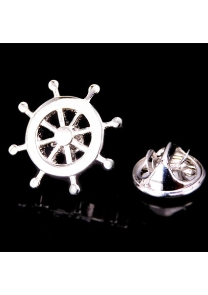 Stil 1 Yepyeni Pirinç Uçak Motosiklet Yarış Teknesi Dümen Broş Moda Erkek Yaka Pin Giyim Sırt Çantası Aksesuarları Rozeti (Yurt Dışından)