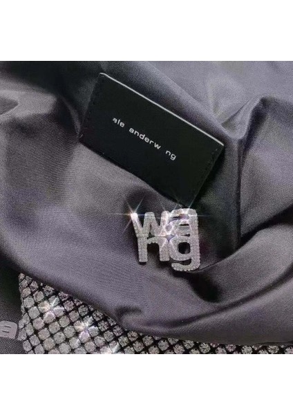Altın-Küçük 1 Adet Wang Mektup Rhinestone Broş Toka Küpe Karikatür Rozet Pin Basit Mizaç Avrupa Amerikan Moda Takı (Yurt Dışından) fırsatları