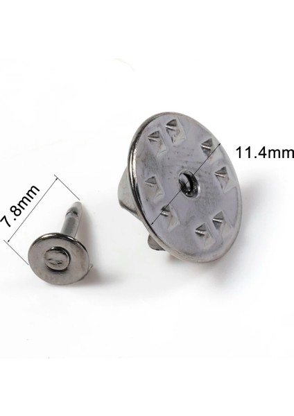 Siyah Taban 50 Adet/grup Metal Broş Pins Geri Klipsler Tırnak Kravat Tack Yaka Toka Düğmesi Arka Kapaklar Takı Yapımı Bulguları Diy Aksesuarları (Yurt Dışından)