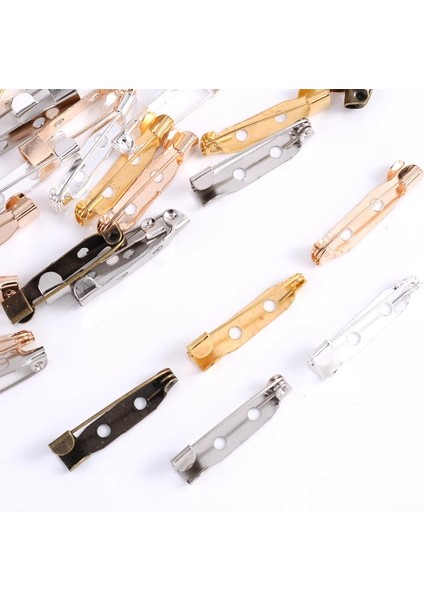 Stil B Bronz 30MM 30-50 Adet 20 25 30MM Metal Emniyet Pimleri Broş Taban Bulguları Broş Klip Pimleri Takı Yapımı Için Boş Taban Giyim Aksesuarları (Yurt Dışından)