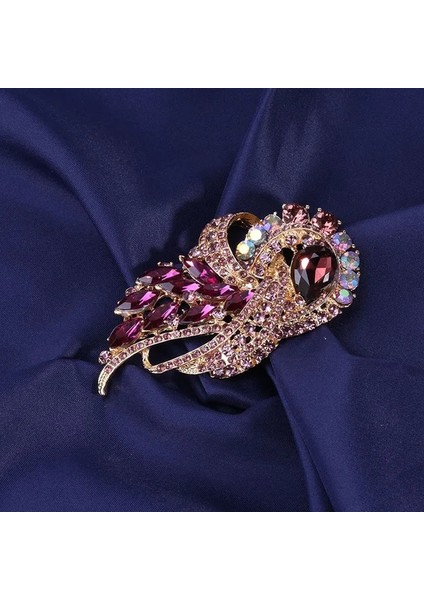 Stil 26 Skeds 2023 Yaratıcı Tam Taklidi Çiçek Büyük Lüks Kadınlar Için Broşlar Lady Moda Abartılı Ziyafet Elbise Toka Pimleri (Yurt Dışından)