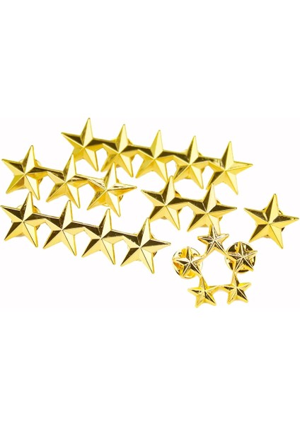 2 Yıldız Moda Küçük Yıldız Altın Kaplama Pentagram Beş Köşeli Yıldız Rozeti Yaka Yaka Çanta Şapka Başörtüsü Bluzlar Gömlek Pimleri Aksesuarları Hediye (Yurt Dışından) fiyatları