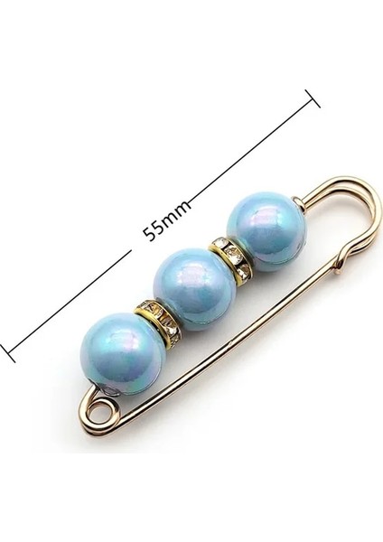 08 Kadın Bel Sıkma Klip Emniyet Pimi Broş Yeni Inciler Pin Broş Kazak Hırka Toka Broş Takı Hediye (Yurt Dışından)