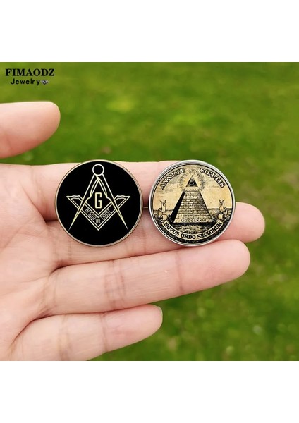 Stil 3 Bronz 25MM Vintage Ücretsiz Mason Broş Masonik Sembol Mason Fotoğraf Cam Kubbe El Yapımı Iğneler Sırt Çantası Rozeti Aksesuarları Hediye (Yurt Dışından) fiyatları