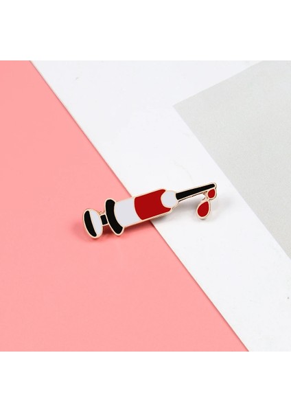 Enjektör Doktor Hemşire Pimi Ilaç Emaye Pimleri Şırınga Enjektör Stetoskop Broş Kot Ceketler Yaka Pin Rozeti Erkek Kadın Takı Hediyeler (Yurt Dışından) modelleri