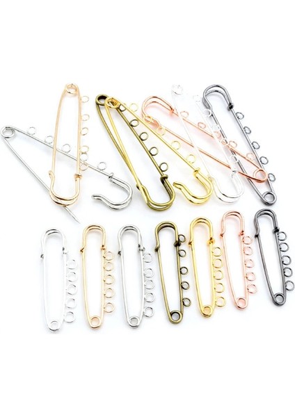 Bronz 50MM 3 Halkalı 5 Adet/grup Emniyet Pimleri Broş Boş Taban Broş Pimleri 50/80/90MM Pimleri 3/5 Yüzükler Takı Pimi Takı Yapımı Için Malzemeleri Aksesuarla (Yurt Dışından) fiyatları