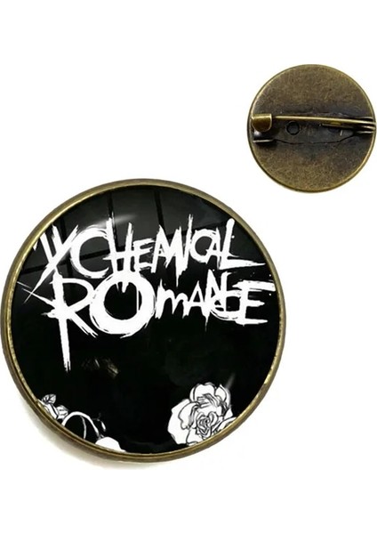 Stil 7 25MM 2022 Moda Rozeti Takı Rock Grubu Benim Kimyasal Romantizm Broş Müzik Grubu Pimleri Hediye Erkekler ve Kadınlar Için Hediye (Yurt Dışından)