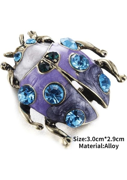 3.0cmx2.9cm 26 Stilleri Hayvan Arı Uğur Böceği Karıncalar Kuş Salyangoz Broşlar Böcek Broş Pin Takı Ziyafet Yılbaşı Hediyeleri Aksesuarları Takı (Yurt Dışından)