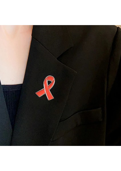 G Moda Renkli Şerit Broş Papyon Sembolü Pin Simgesi Aşk Bakımı Hiv Aids Rozeti Kazak Sırt Çantası Takı Aksesuarları (Yurt Dışından)