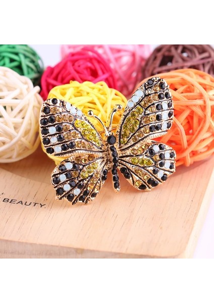 Stil 3 Yeni Kristal Rhinestones Kelebek Broş Kadınlar Için Zarif Broş Charm Pimleri Ceket Takım Elbise Broş Moda Takı Aksesuarları Hediye (Yurt Dışından)