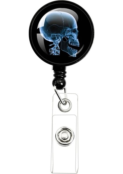 11 Yaratıcı Geri Çekilebilir X-Ray Rozet Makara Radyoloji Rozet Makara Tutucu Rozet Makara Hemşire Doktor Öğrenci Kartı Makarası Klip Ofis Malzemeleri (Yurt Dışından) modelleri