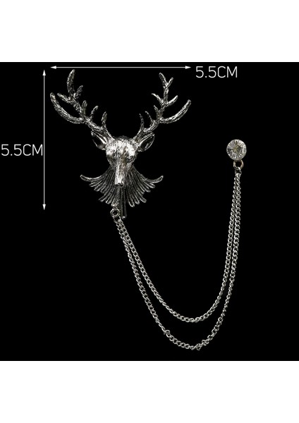 26 Moda Beyefendi Püskül Broş Erkek Takım Elbise Gömlek Yaka Zincir Yaka Pin Aslan Ejderha Geyik Retro Düğün Yemeği Aksesuarları (Yurt Dışından) indirimleri