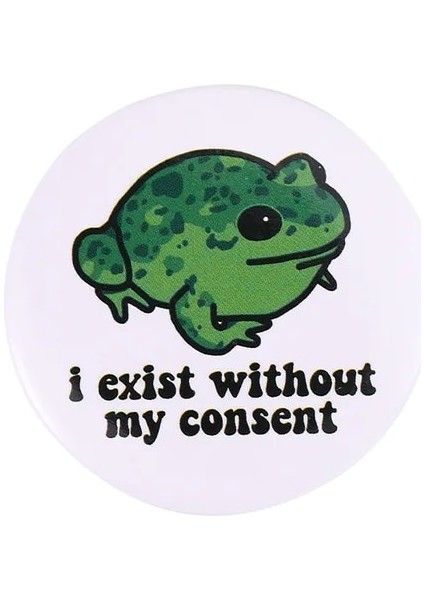 Stil-12 Avrupa ve Amerika Komik Sevimli Yuvarlak Geometri Akrilik Rozet Pin Karikatür Kedi Kurbağa Rozeti Erkek ve Kadın Giyim Aksesuarları Hediye (Yurt Dışından)