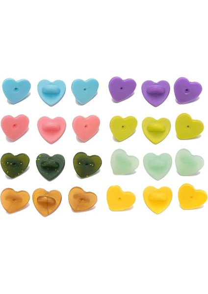 Şeffaf Yeşil 50 Adet Kauçuk Pin Arkaları Toka Emniyet Tokası Diy Yaka Broş Rozeti Takı Aksesuarları Bulgular El Sanatları Malzemeleri Malzemeleri (Yurt Dışından) indirimleri