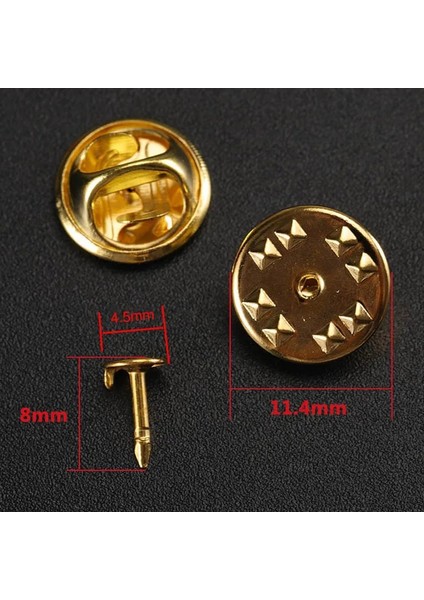 50 Adet Siyah 15MM Pimler ve Kapaklar 50 Takım Pimleri Kapaklar Düğme Kelebek Toka Pin Geri Sıkma Rozeti Tutucu Broş Debriyaj Tırnak Kravat Tıpalar Diy Takı Bulguları (Yurt Dışından)