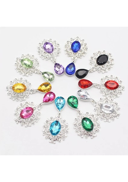 20.gri Ndelicate Parlayan Broş 45*25MM 10 Adet/takım Kristal Aksesuarları Moda Muhteşem Düğün Davetiyesi Tatil Yaratıcı Dekorasyon (Yurt Dışından) modelleri