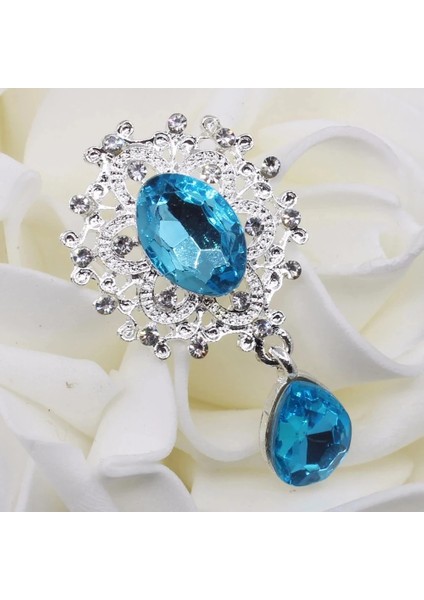 20.gri Ndelicate Parlayan Broş 45*25MM 10 Adet/takım Kristal Aksesuarları Moda Muhteşem Düğün Davetiyesi Tatil Yaratıcı Dekorasyon (Yurt Dışından) indirimleri