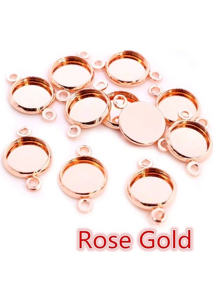 Kc Altın 16MM x 20 Adet 8-25MM Cabochon Taban Tepsi Çerçeveleri Boş Altın Bilezik Ayar Malzemeleri Takı Yapımı Bulguları Aksesuarları (Yurt Dışından) fırsatları