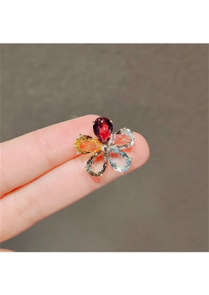 Geyik Moda Küçük Broş Pin Çiçek Hayvan Yay Kadınlar Için Broşlar Metal Yaka Iğneler Parlama Önleyici Sabit Kazak Giyim Aksesuarları (Yurt Dışından)