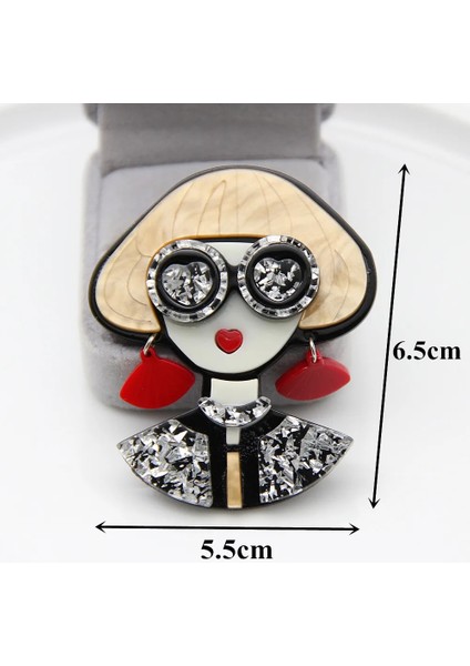 Stil 28 Yeni Tasarım Benzersiz Bayan Figürü Akrilik Broş Pins Kadınlar Kızlar Için Broşlar Iğneler Yaka Rozetleri Çanta Süslemeleri Parti Elbise Takı (Yurt Dışından) modelleri