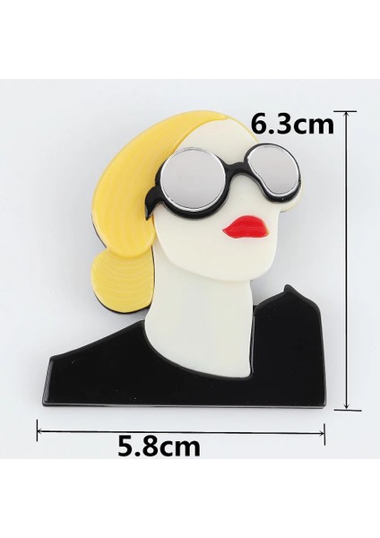 Stil 28 Yeni Tasarım Benzersiz Bayan Figürü Akrilik Broş Pins Kadınlar Kızlar Için Broşlar Iğneler Yaka Rozetleri Çanta Süslemeleri Parti Elbise Takı (Yurt Dışından) fırsatları