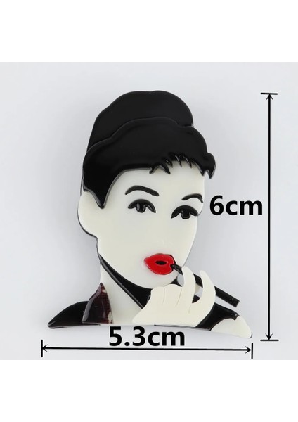 Stil 28 Yeni Tasarım Benzersiz Bayan Figürü Akrilik Broş Pins Kadınlar Kızlar Için Broşlar Iğneler Yaka Rozetleri Çanta Süslemeleri Parti Elbise Takı (Yurt Dışından) indirimleri