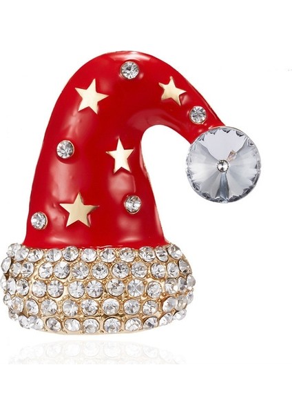 Stil 2 Yeni Yıl Noel Broş Kadınlar Için Moda Kardan Adam Noel Baba Ağacı Geyik Çan Şapka Taklidi Emaye Sevimli Takı Çocuklar Hediyeler (Yurt Dışından)