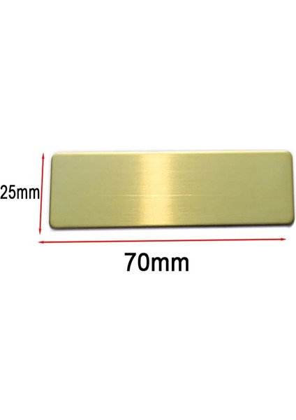 Yeşil Çift Bant 70X25MM Özel Kazınmış Paslanmaz Çelik Rozet Fotoğraf Çerçevesi Adı Etiketi Fotoğraf Çerçevesi Sanat Etiketi Kimlik Kapı Posta Kutusu Adı Etiketi Adı Rozetleri (Yurt Dışından) modelleri