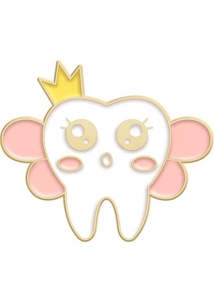 W7362 Sıcak Diş Diş Fırçası Metal Emaye Broş Sevimli Karikatür Diş Hekimliği Rozeti Pin Trendy Sırt Çantası Yaka Takı Hediyeler Çocuklar Için Arkadaşlar (Yurt Dışından)