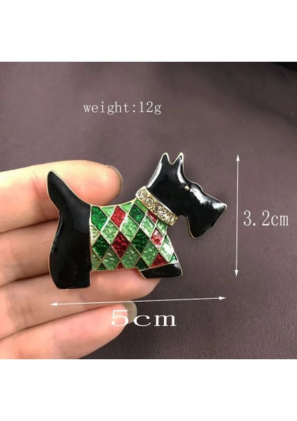 Style4 Karikatür Hayvan Komik Broş Kadınlar Için Sevimli Köpek Broş Noel Hediyesi Emaye Pin Takı Aksesuarları (Yurt Dışından)