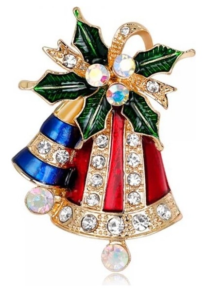 Stil 6 Yeni Yıl Noel Broş Kadınlar Için Moda Kardan Adam Noel Baba Ağacı Geyik Çan Şapka Taklidi Emaye Sevimli Takı Çocuklar Hediyeler (Yurt Dışından)